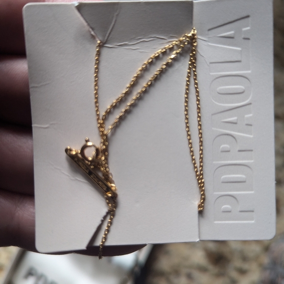 PDPAOLA Pavé Lava Necklace New in Box - Picture 5 of 6